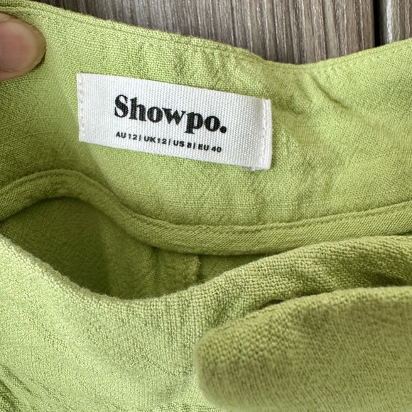 Showpo Light Green Wide Leg 2 Piece Pant and Halter Top - Picture 6 of 7